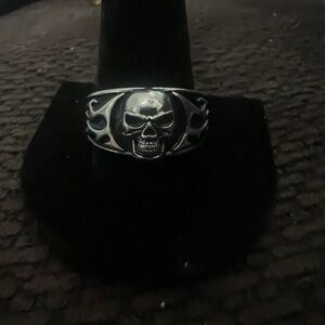 Silver Skull Ring